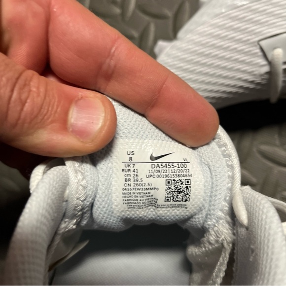 Nike Vapor Edge Speed 360 2 Football Lacrosse Cleats Men Size 8 White DA… - Picture 13 of 15